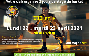 Stage basket / Pâques 2024