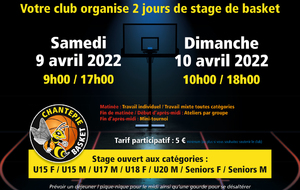 Stage Basket Avril 2022