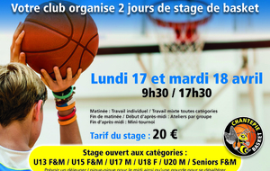 Stage Basket - Pâques 2023
